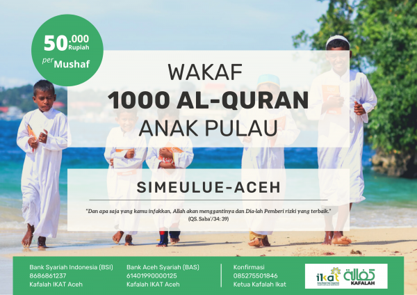 Waqaf 1000 Al-Quran Untuk Anak Pulau